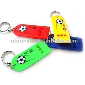  Whistles with Football Printing