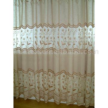  Embroidered Curtain