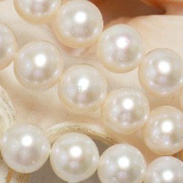  15-20mm White Cultured Biwa Pearls 925sterling Bracelet (15-20mm blanc perles de culture Biwa 925sterling Bracelet)