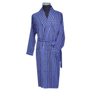  Men`s Yarn Dyed Bathrobe ( Men`s Yarn Dyed Bathrobe)