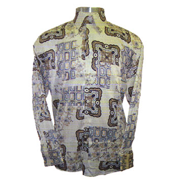  Men`s Satin Shirt