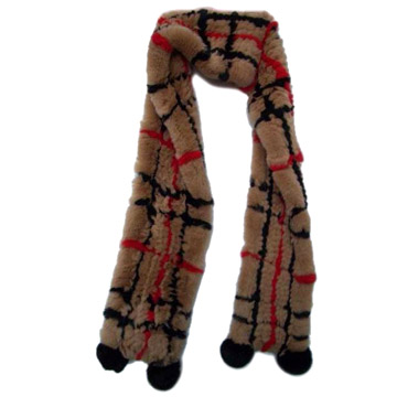  Rex Knitted Scarf (Рекс вязаный шарф)