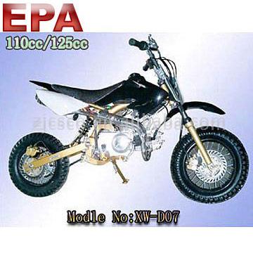  Golden Frame, 110cc Dirt Bike (XW-D07) (Golden Frame, 110cc Dirt Bike (XW-D07))