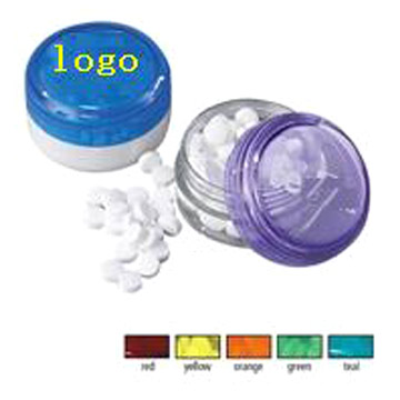  Mints with Round Plastic Jars ( Mints with Round Plastic Jars)