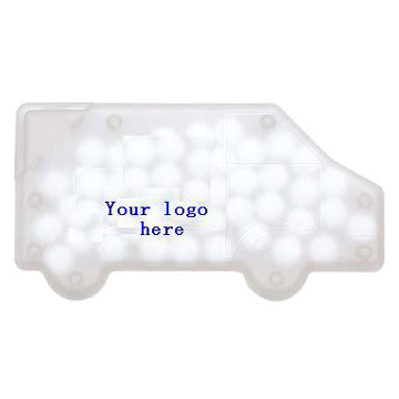  Mints with Truck-Shaped Card Dispenser