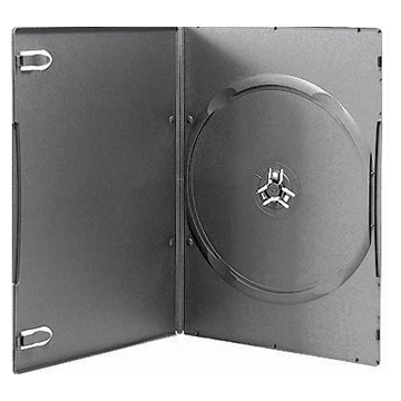  7mm Single Black Long DVD Case (7mm единого черного Long DVD Case)