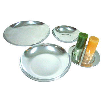  Aluminum Candle Holder (Plate) (Aluminum Candle Holder (Plate))