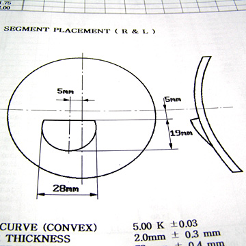  Flat Top Bifocal Lens (Flat Top Бифокальные объектива)