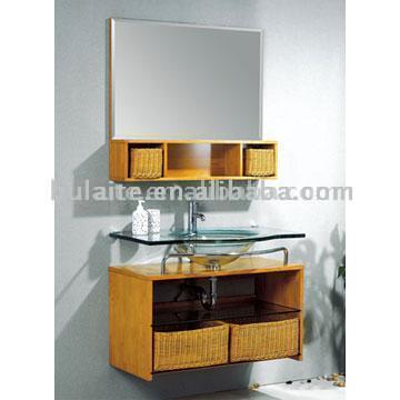  Bathroom Cabinet with Glass Unit Basin (Salle de bains avec cabinet de verre Unité bassin)