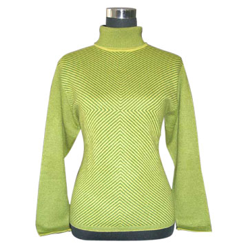  Ladies` Turtleneck Cashmere Sweater (Ladies `Pull col roulé en cachemire)