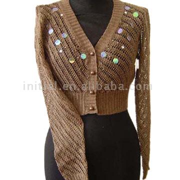  Ladies` Knitted Sweater (Bonneterie pour femmes Chandail)