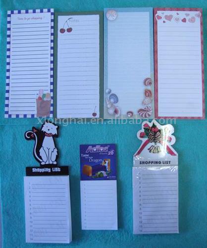  Christmas Magnetic Note Pads (Note Noël ventouses magnétiques)