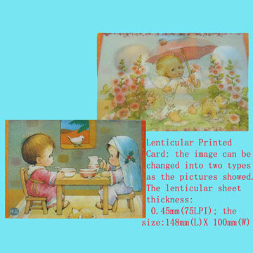  APET 3D Lenticular Card ( APET 3D Lenticular Card)