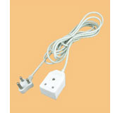  PVC Cable With South Afric Plug And Socket (PVC-Kabel mit Süd-Afric Plug-and-Socket)