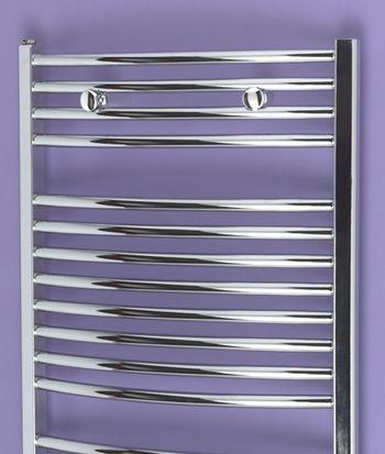  Chrome-Plated Curved Towel Rail Heater