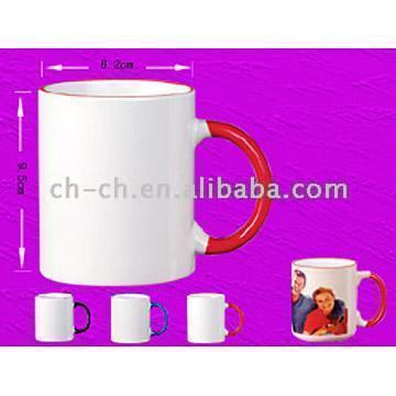  11oz. Handle Color Coated Mugs ( 11oz. Handle Color Coated Mugs)