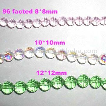  Facet Glass Beads (Facet Perles de verre)