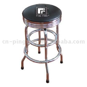  Bar Stool with Chrome Ring ( Bar Stool with Chrome Ring)