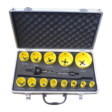  16pc Bi-Metal Hole Saw Set (16pc биметаллических Hole Saw Установить)