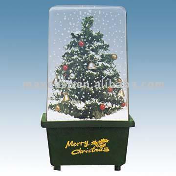  29cm Snow Cube with Christmas Tree (29см снега Куб с Рождественская елка)