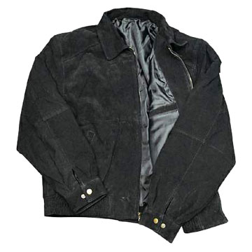  Men`s Suede Leather Jacket (Men`s Suede Leather Jacket)