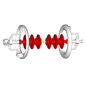  500kV Composite Tension / Suspension Insulator (500kV Composite Zug / Hängeisolatoren)