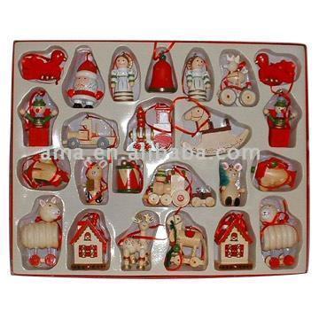  Wooden Christmas Decorations & Ornaments (En bois, décorations de Noël & Décorations)