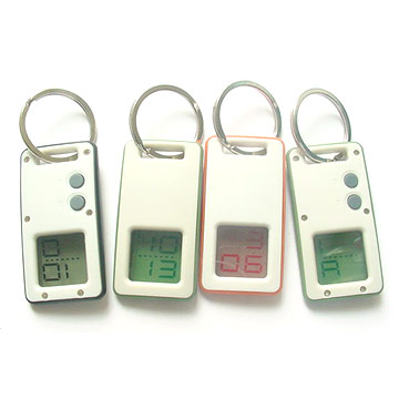  Keychain with LCD Clock (Trousseau d`horloge avec écran LCD)