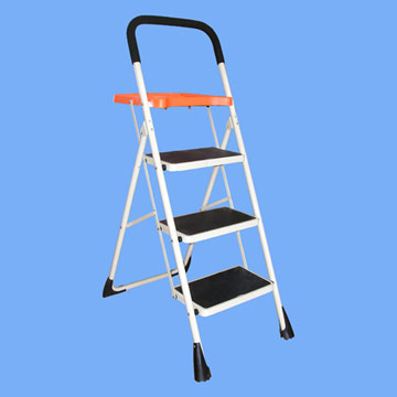  Steel Step Ladder with Tray (Escabeau acier avec bac)