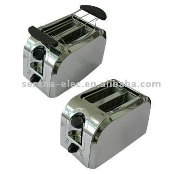  Stainless Steel Toaster with Bun Warmer (Grille-pain en acier inoxydable avec Bun Warmer)