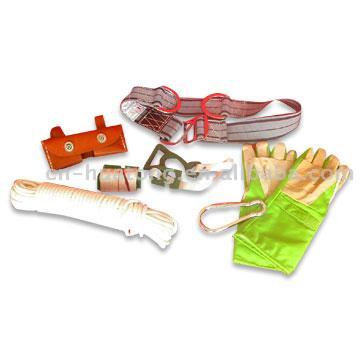  Fire Rope, Safety Belt, Gloves (Fire Rope, Sicherheitsgurt, Handschuhe)