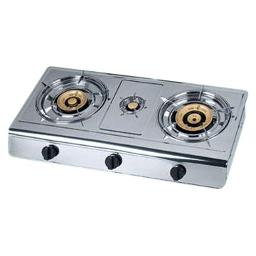  Tabletop Three-Burner Gas Stove with Electronic Ignition (Настольная Три газовая плита с электронным зажиганием)