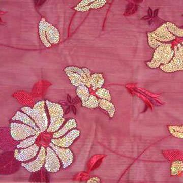  Spangle Embroidery on Tulle (Spangle Broderie sur Tulle)