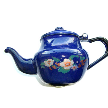  Porcelain Enamel Teapot (Théière en porcelaine émaillée)