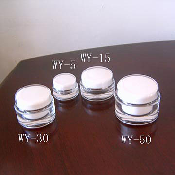  Roundish Acrylic Cream Jars (Округлые Акриловые Баночки для крема)