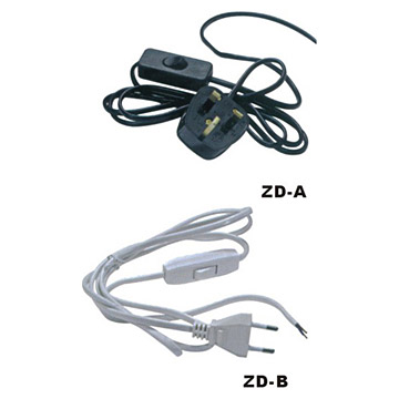 Netzkabel mit Stecker und Schalter (Netzkabel mit Stecker und Schalter)