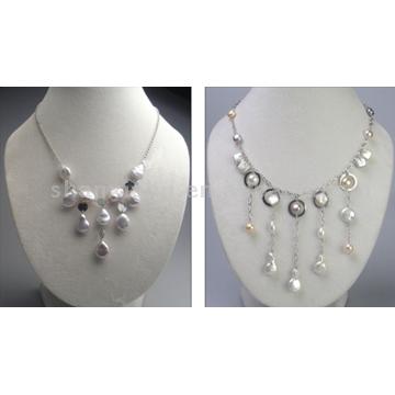 Sterling Silver Pearl Necklace (Sterling Silver Pearl Necklace)