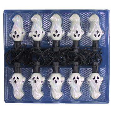 10L Glas Halloween Ghost Light Set (10L Glas Halloween Ghost Light Set)