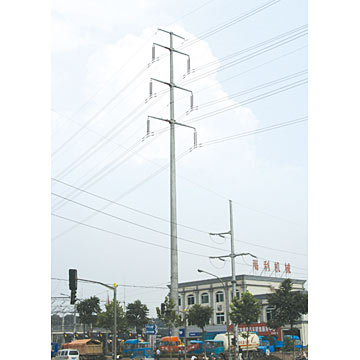  Dual-Line Power Pole (220kV) (Dual-Line Power Pole (220kV))