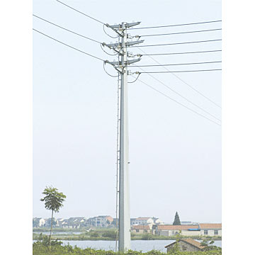 Single Line Straight Power Pole Branch (10kV) (Single Line Straight Power Pole Branch (10kV))