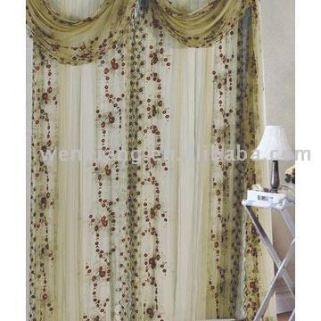  Embroidery Window Curtain ( Embroidery Window Curtain)