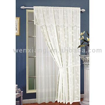  Embroidered Window Curtain ( Embroidered Window Curtain)