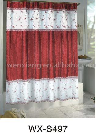  Warp-Knitting Shower Curtain ( Warp-Knitting Shower Curtain)