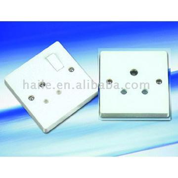  2A / 5A / 15A 1-Gang Round-Pin Socket (BS546) (2A / 5A / 15A 1-Gang раунд-контактным разъемом (BS546))