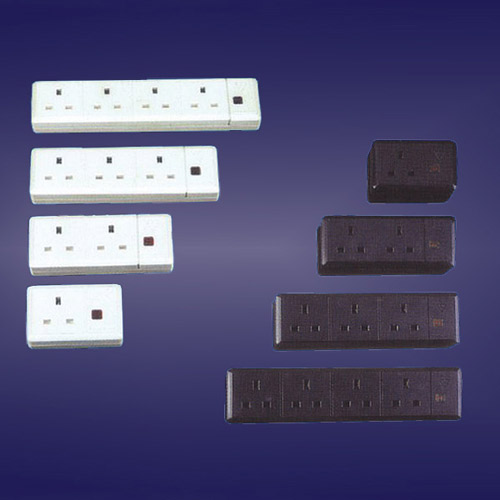  13A 1/2/3/4 Gang Trailing Sockets (With Neon) (13A 1/2/3/4 Gang Trailing Sockets (с неоном))