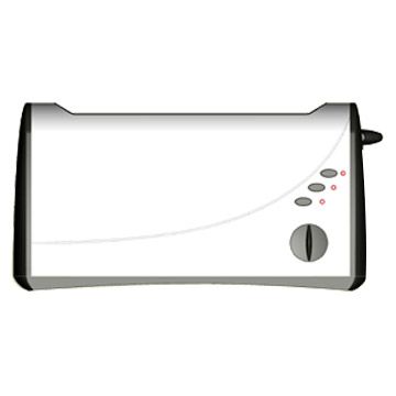  2-Slice Stainless Steel Body Toaster (2-Slice корпус из нержавеющей стали Тостер)