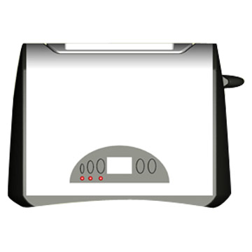  2-Slice Stainless Steel Body Toaster (2-Slice корпус из нержавеющей стали Тостер)