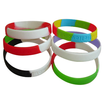  Colorful Silicone Bracelets