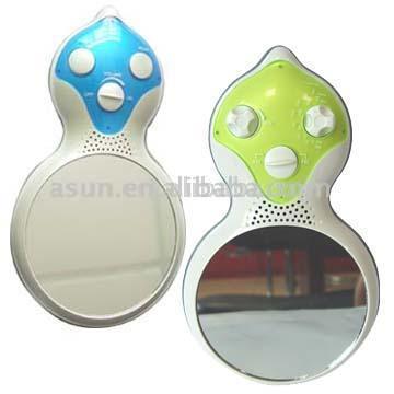  FM or AM Shower Radio with Mirror ( FM or AM Shower Radio with Mirror)