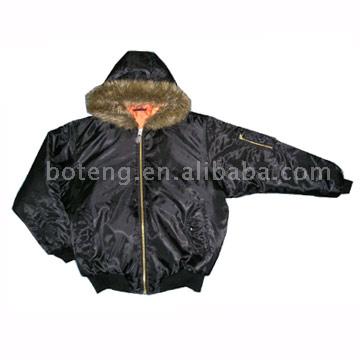  Hooded Men`s MA-1 Flight Jacket ( Hooded Men`s MA-1 Flight Jacket)